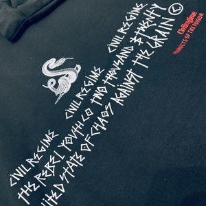 SOLD OUT CHAMPION CIVIL REGIME PULL OVER HOODY